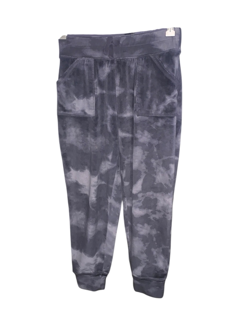 SO Girls Large 10/12 Gray Tie-Dye Cozy Jogger Sweatpants Pockets